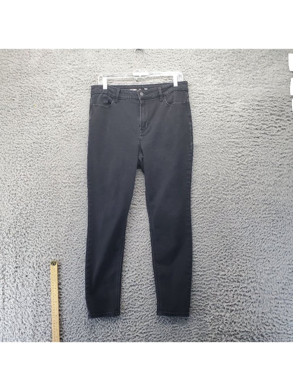 Old Navy Jeans Womens Size 10 Short Black High-Rise Wow Super Skinny Stretch